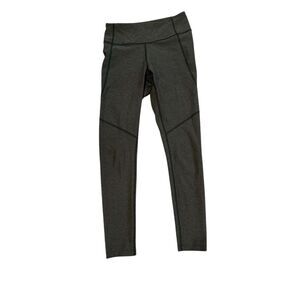 Outdoor Voices Women's Dark Green Heathered Leggings Size S Activewear